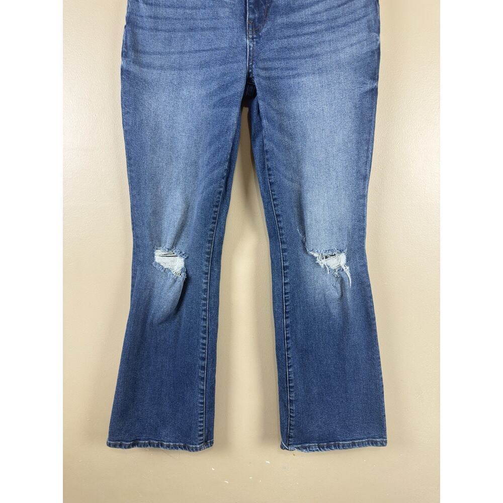 Kut from the Kloth Nadia High Rise Flare Jeans Women’s Size 4 Distressed - Picture 3 of 15